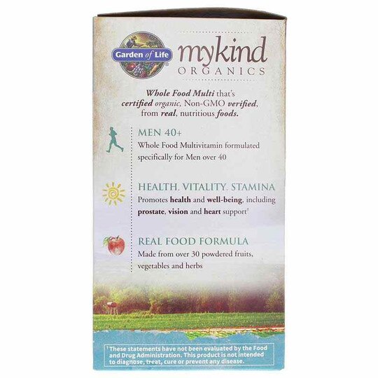 Men's Multi 40+ Whole Food Multivitamin, GOLM